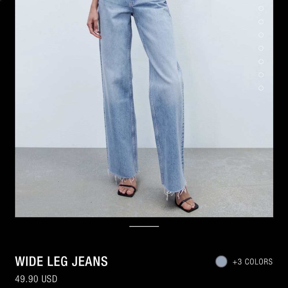 Zara Wide Leg Jeans
